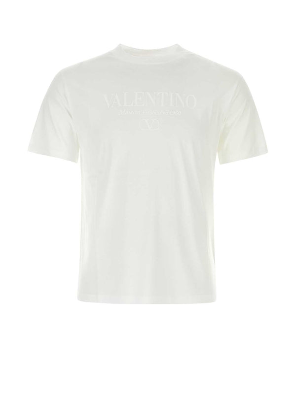 Valentino White Short Sleeve T-Shirt