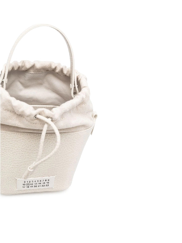 5ac Number Logo Leather Small
  Bucket Bag