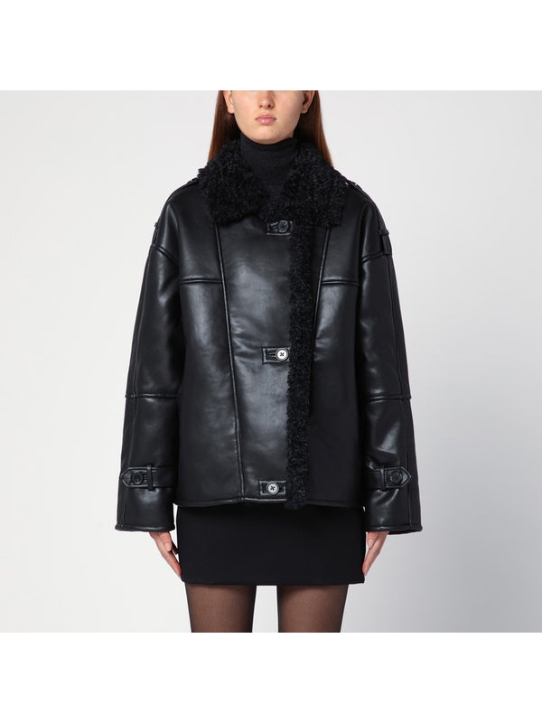 Brooklyn Aviator Faux Fur Jacket