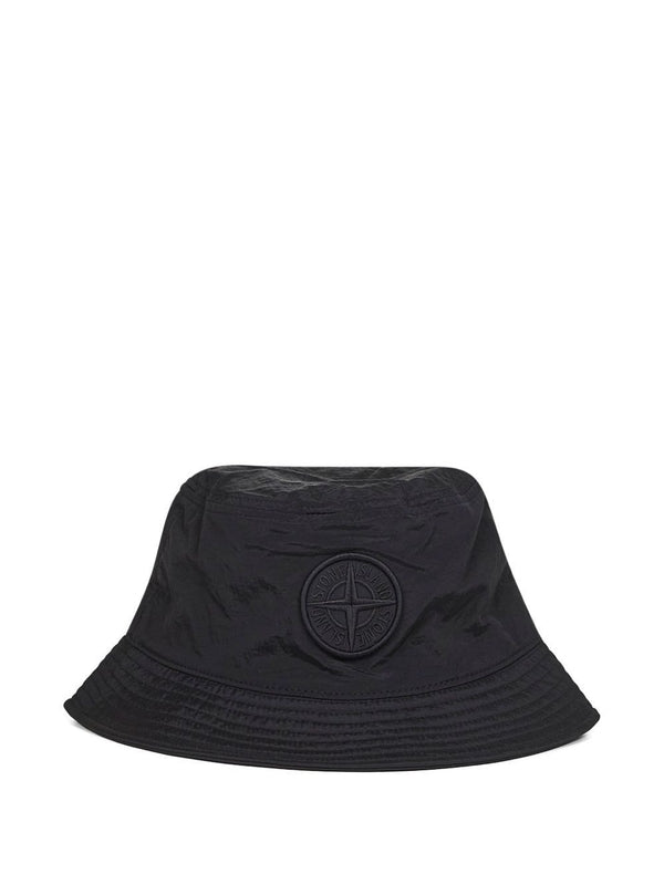 Stone Island Black Bucket Hats
