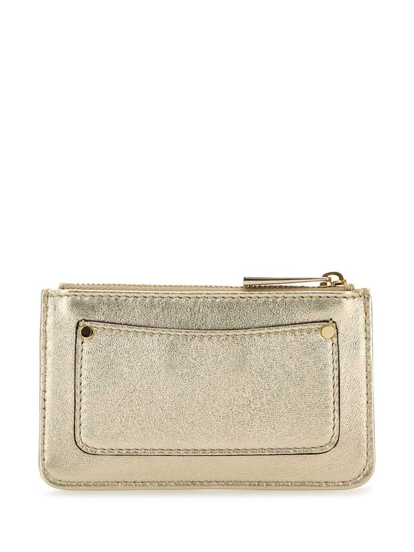 Nancy Metallic Leather Coin Wallet