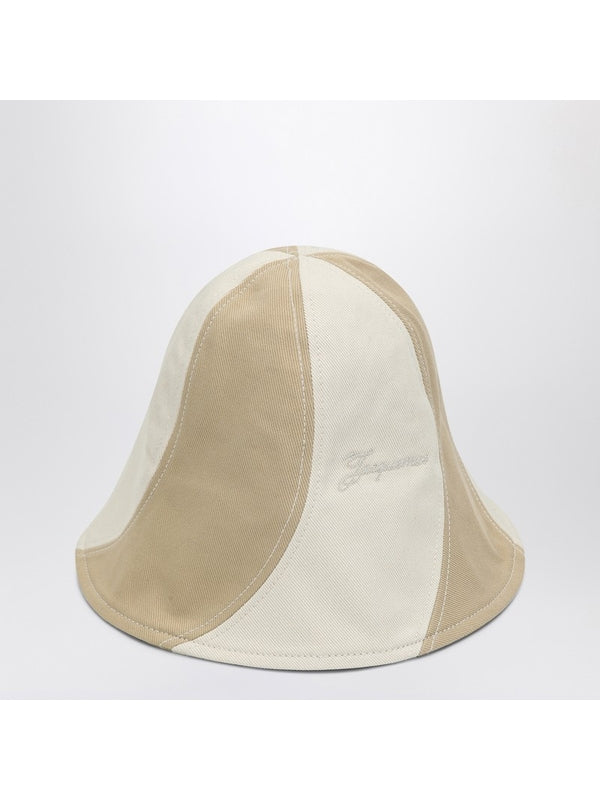 Embroidered Logo Canvas Bucket Hat