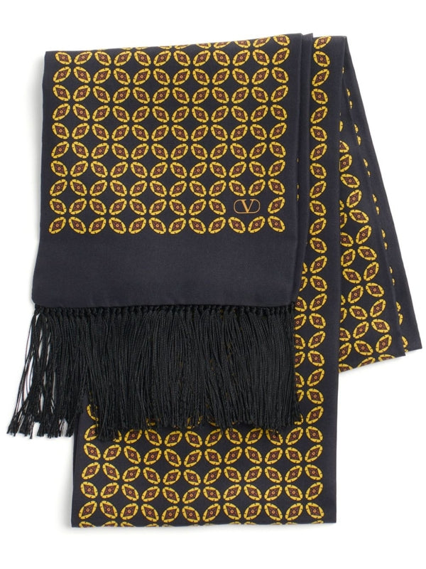 Jacquard Silk Muffler