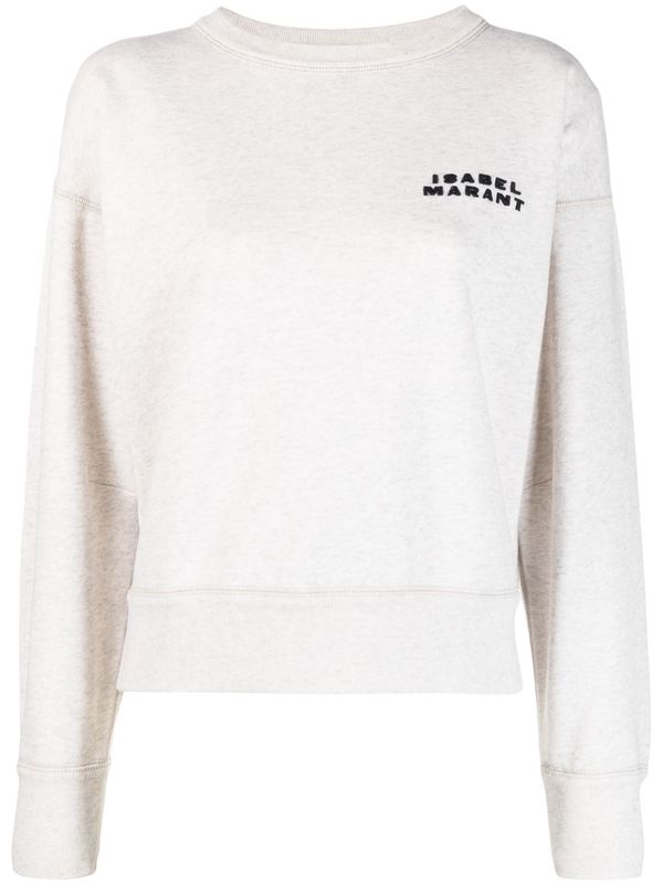 Chest Logo Cotton Blend
  Sweatshirt