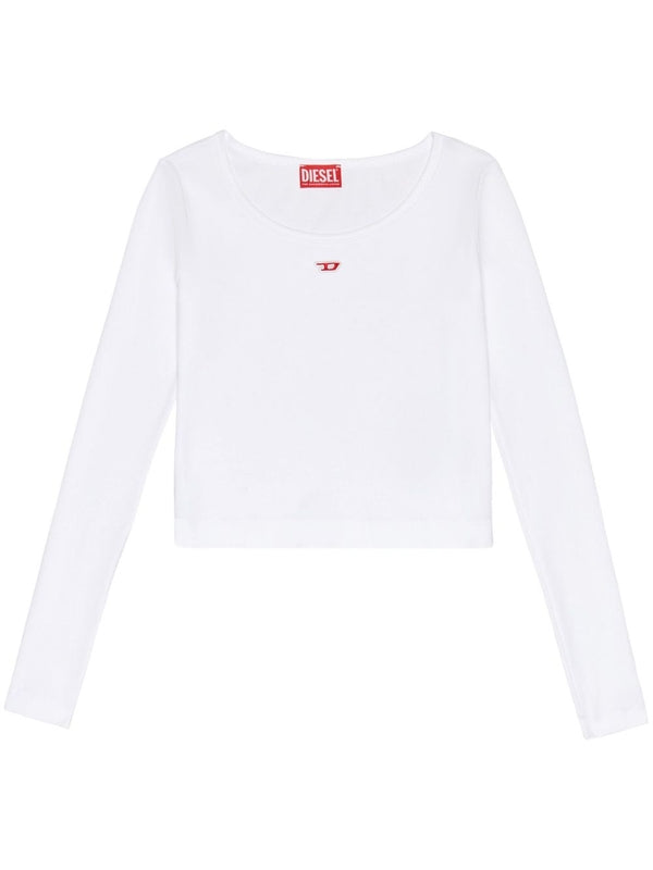 1dr Logo Ribbed Cotton Long
  Sleeve