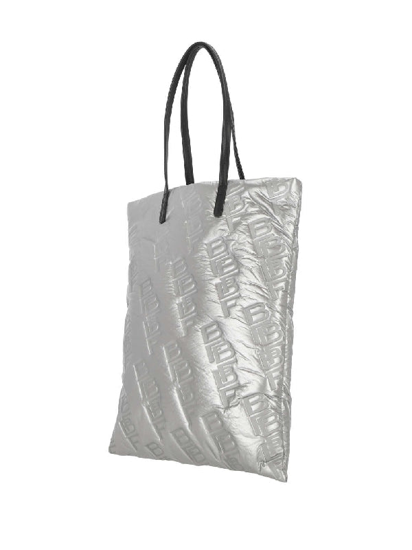 By Far Bags Silver Tote Bags