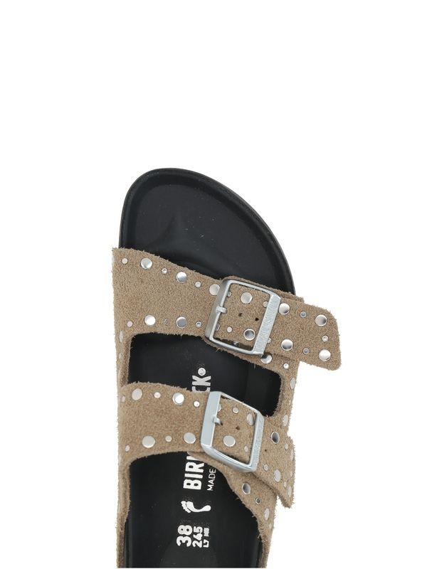Arizona Rivet Decorated Leather Sandals