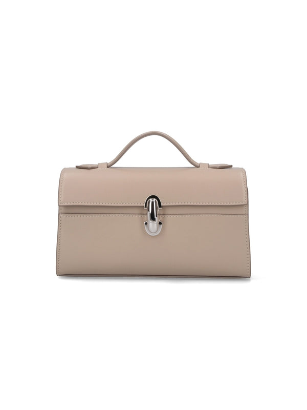 Savette Beige Tote Bags