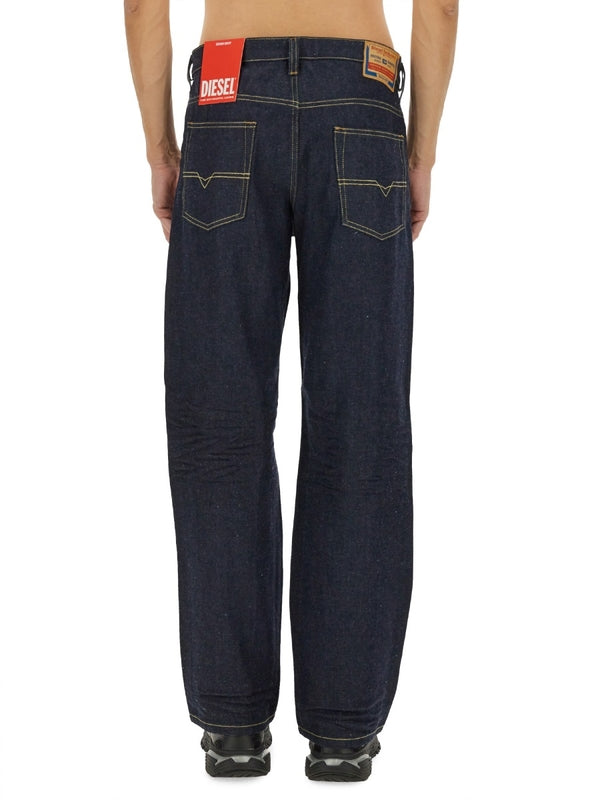 Back Logo Patch Denim Pants