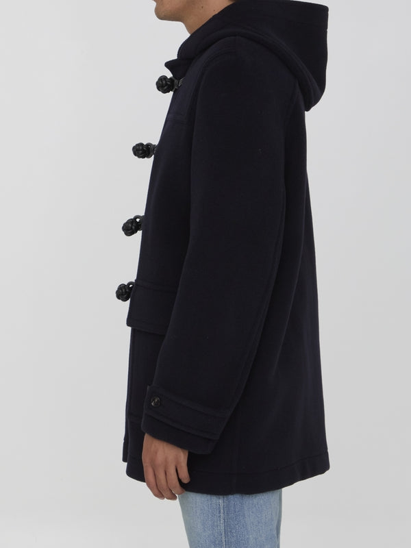 Wool Hooded Coat - Jente