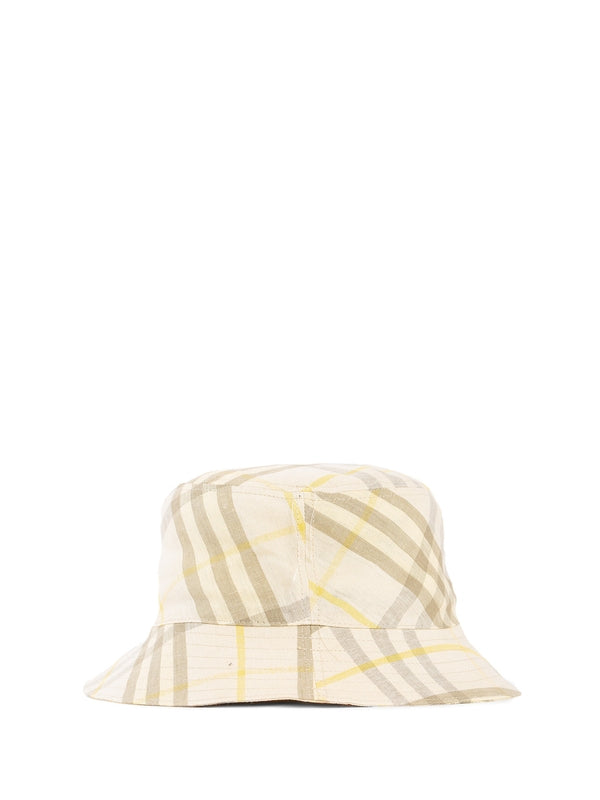 Check Patterned Bucket Hat