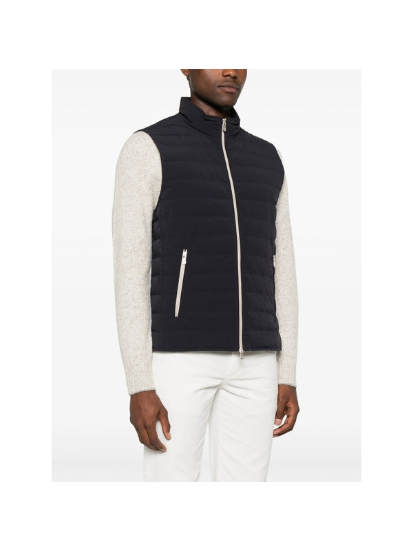 Brunello Cucinelli Navy Vests