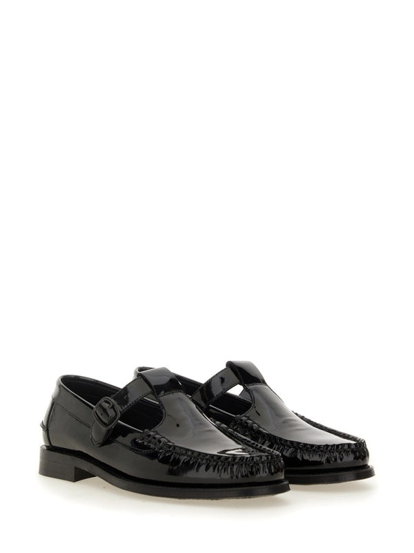 Black Calfskin Loafers