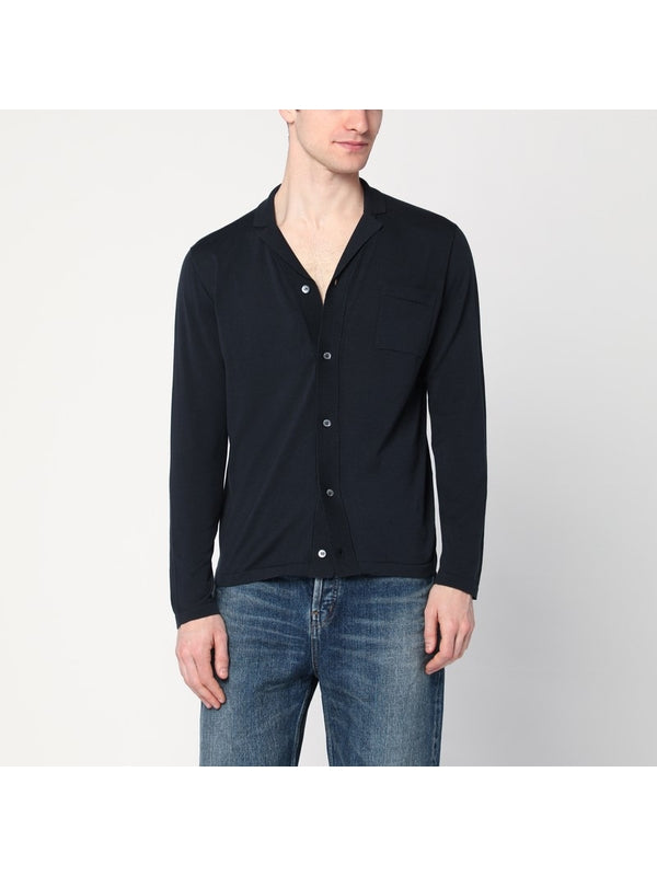 V-neck Cotton Cardigan