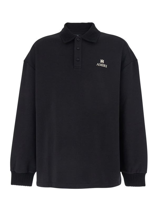 Amiri Black Polo Shirt