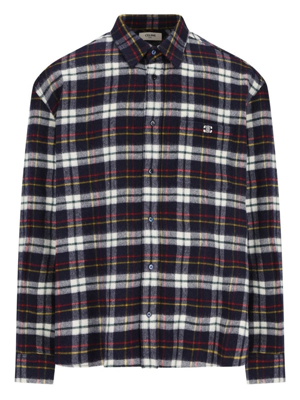Triomphe Logo Check Shirt