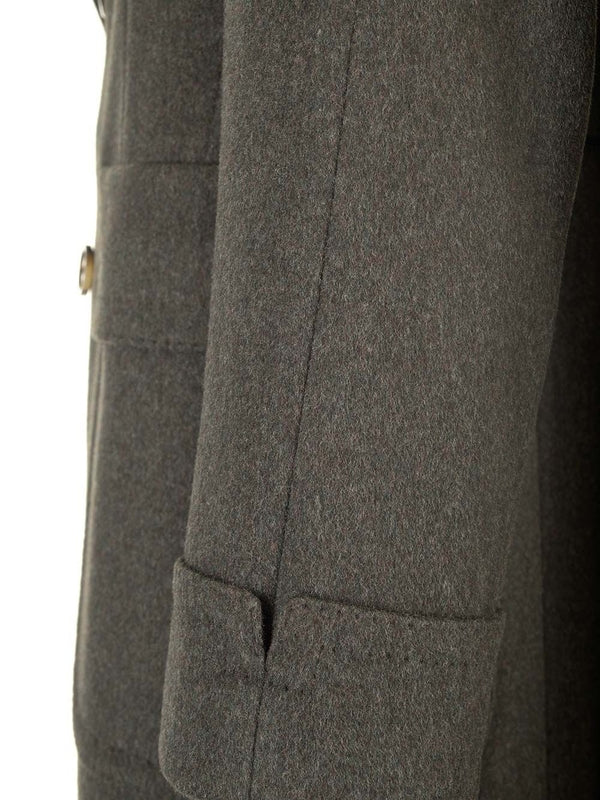 Wool Cashmere Double Breasted Coat