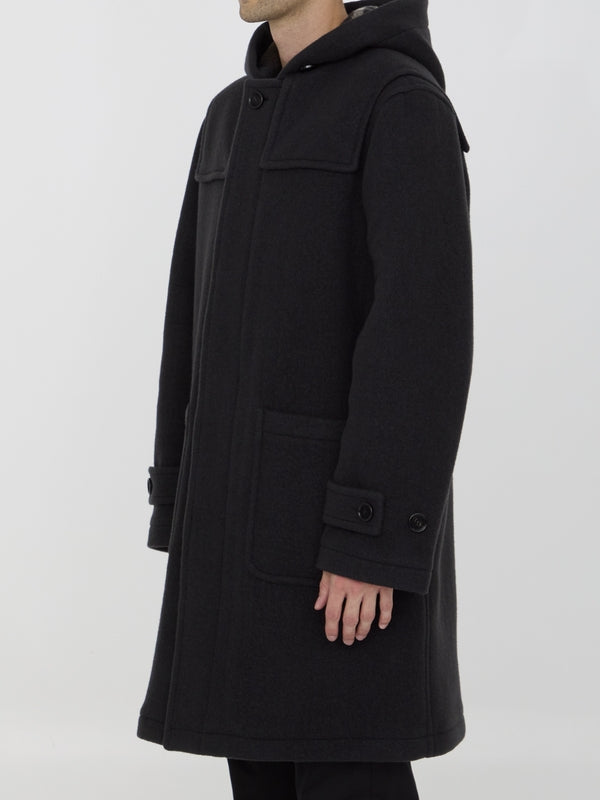 Wool hooded coat - jentestore_global