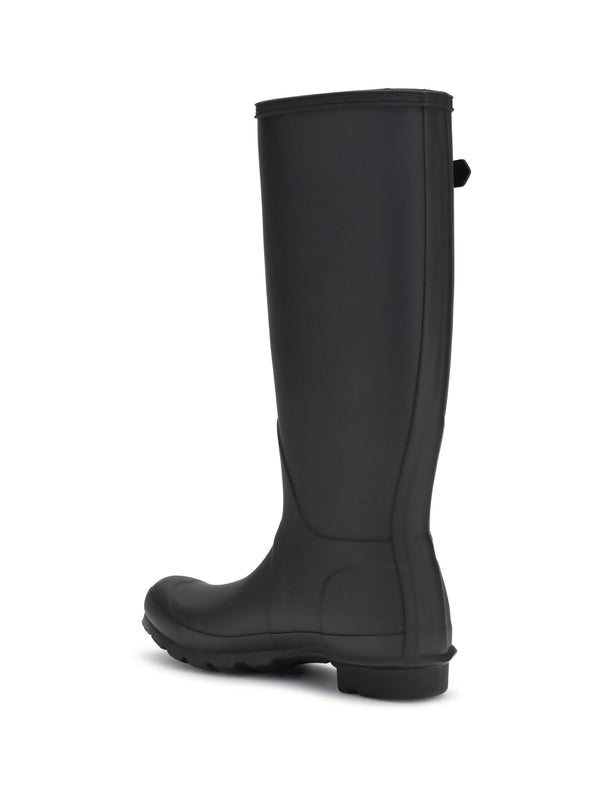 Hunter Black High Boots