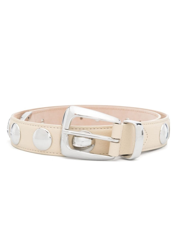 Beige Calfskin Belt