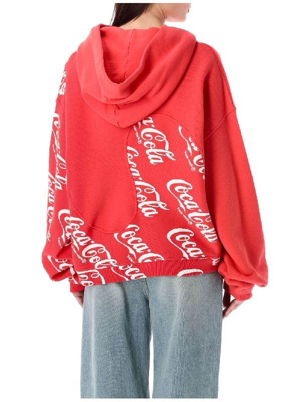 Coca-Cola Swirl Panel Cotton Hood