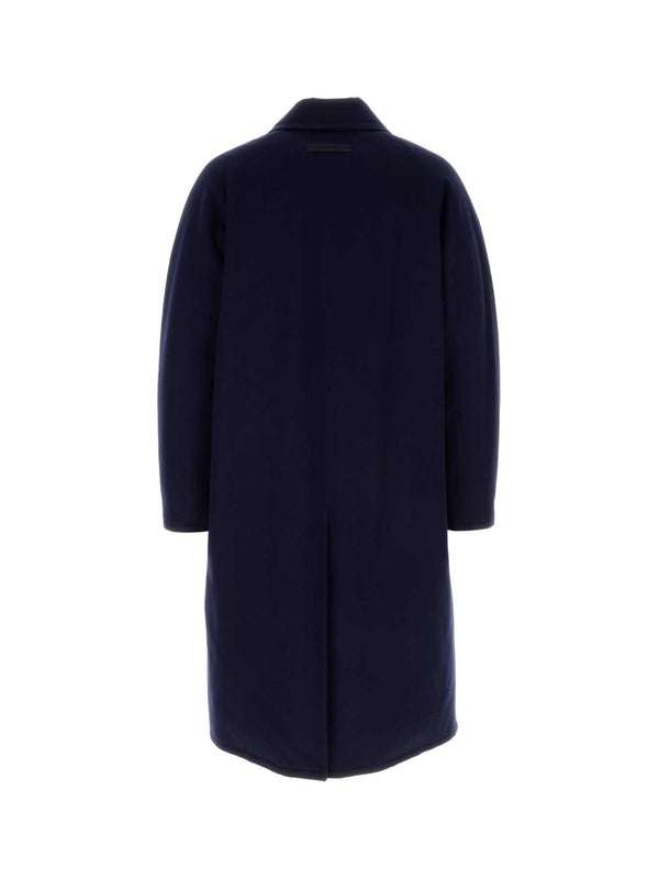 Z Zegna Navy Coats