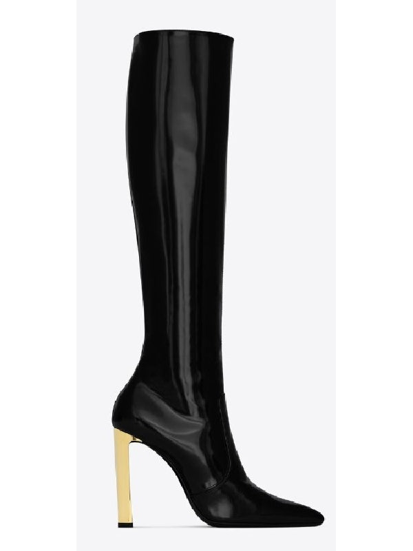 Auteuil Calfskin Knee-High
  Boot Heels