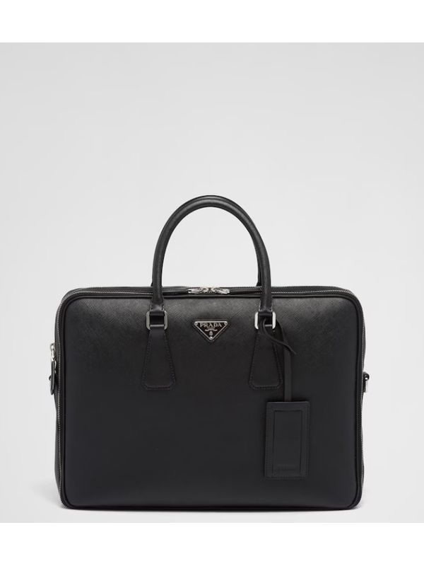 Prada Black Brief Case