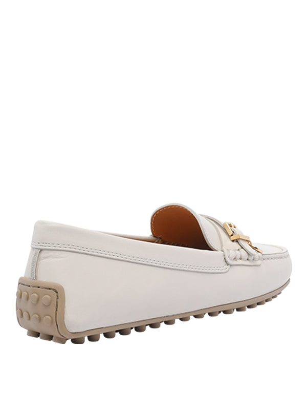 Tod'S White Driving Shoes