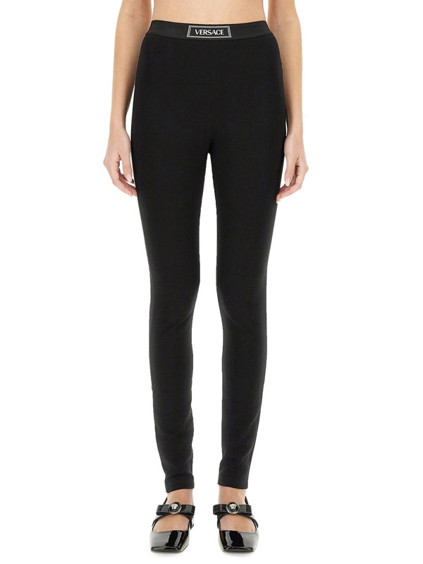 Logo Banded Leggings