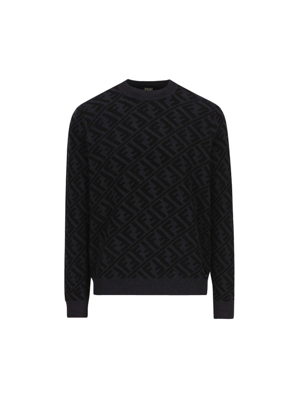 FF柄ウールニット