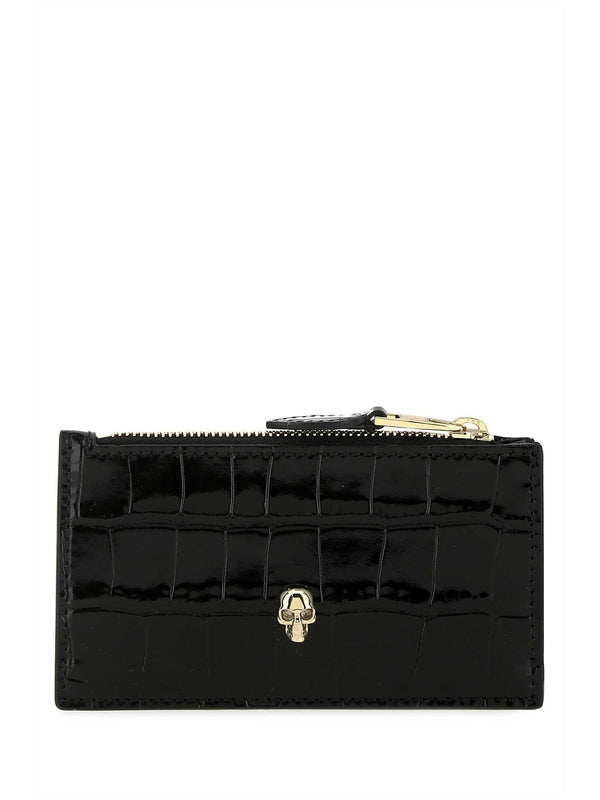 Alexander Mcqueen Black Card Holders