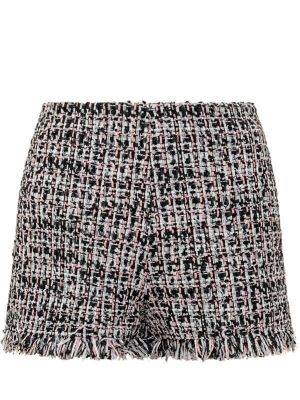 Boucle Fringe Detail Shorts