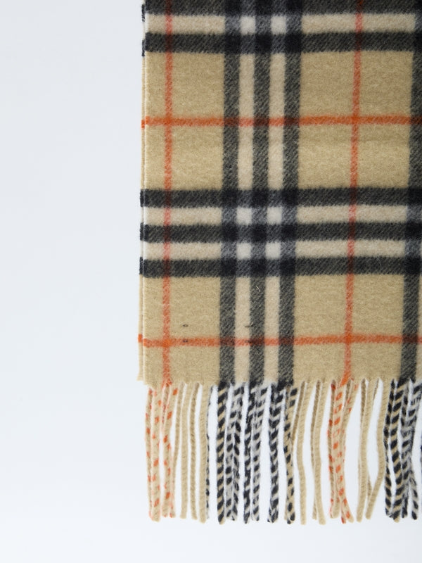 Vintage Check Cashmere Muffler - Jente