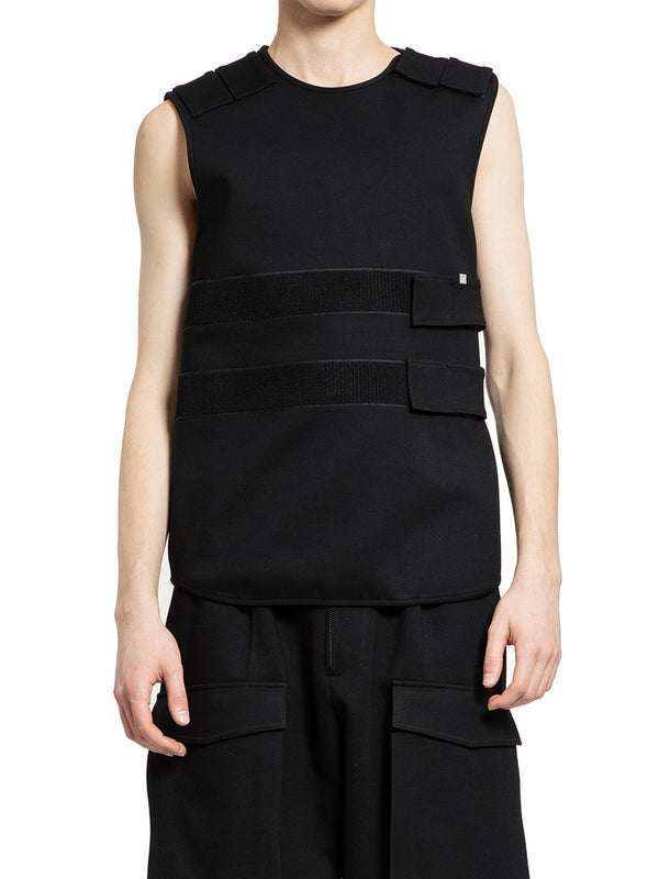 HELMUT LANG - Velcro Detail Vest - Jente