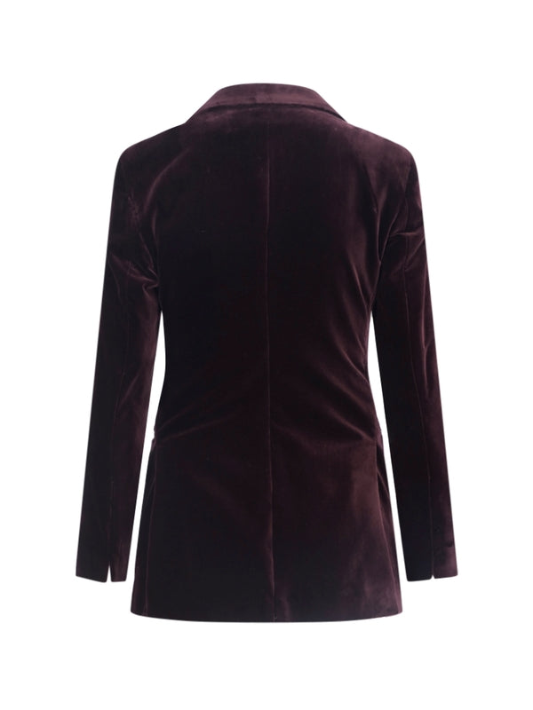 LARDINI - Velvet Double Blazer - Jente