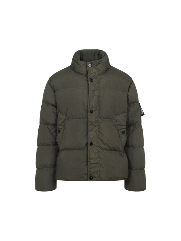 Stone Island Khaki Padded Jacket