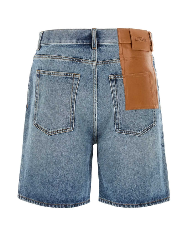 Denim Bermuda Shorts