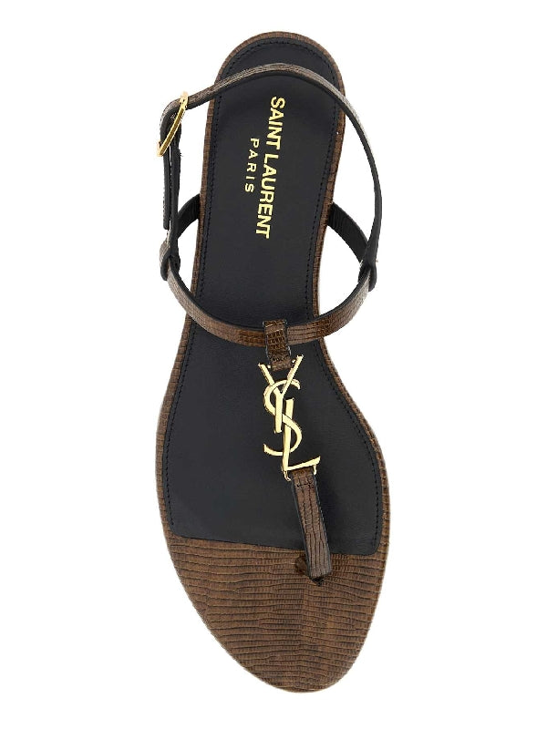 Cassandre Monogram Flip-flop Sandals