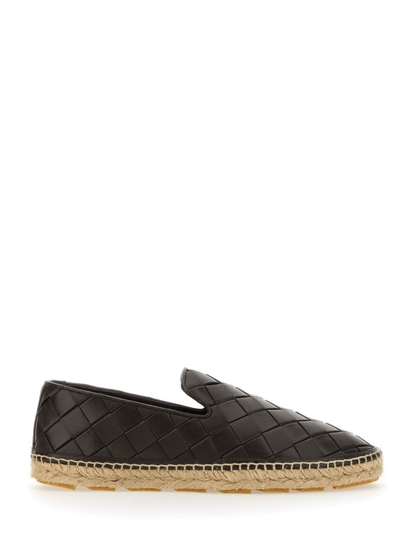 Intrecciato Leather Espadrilles