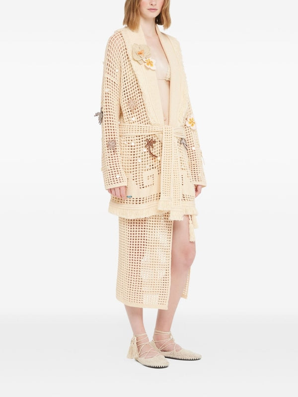 Alanui Beige Cardigan