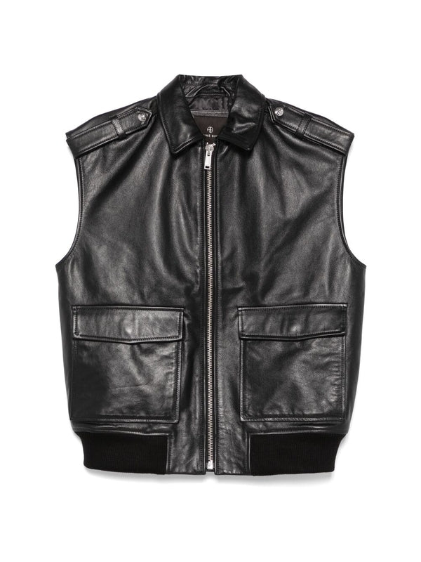 Anine Bing Black Vests