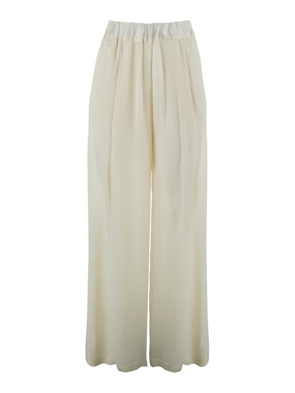 SATIN PANTS Trousers