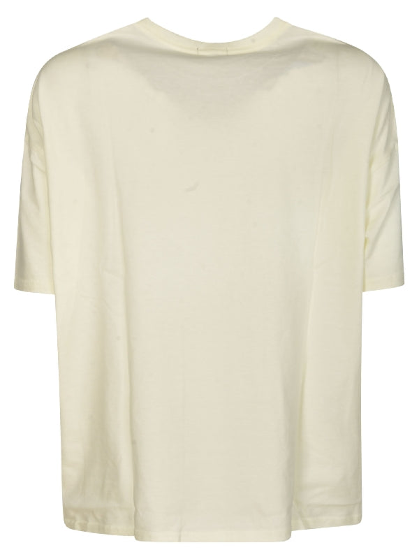 Cotton Cashmere Crew-neck T-shirt