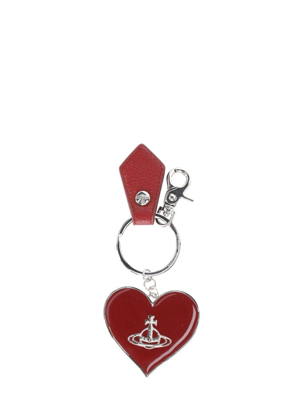 Orb Logo Heart Keyring