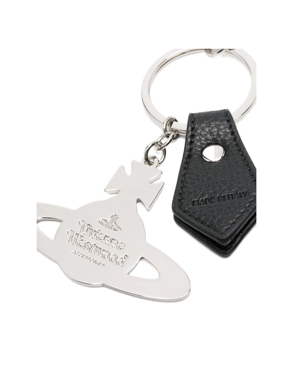 Vivienne Westwood Silver Black Keyrings