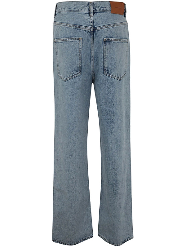 Light Washing Denim Pants