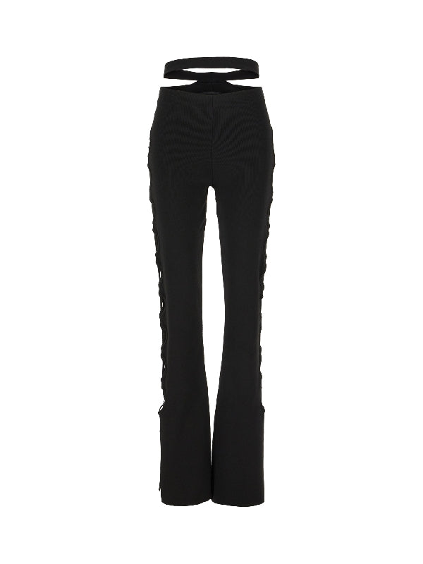 Cutout Waist Pants