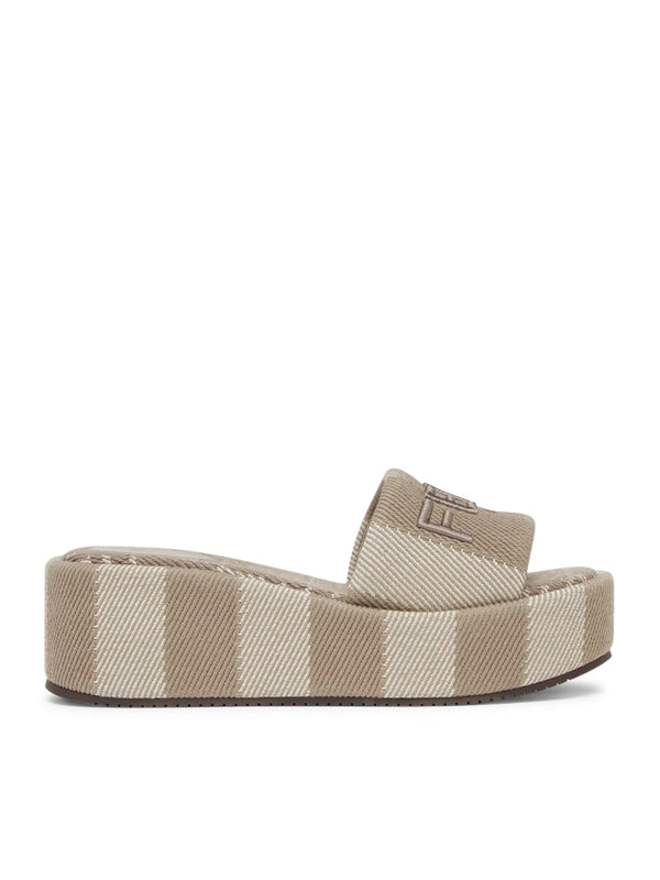 Sunshine Logo Wedge Sandals