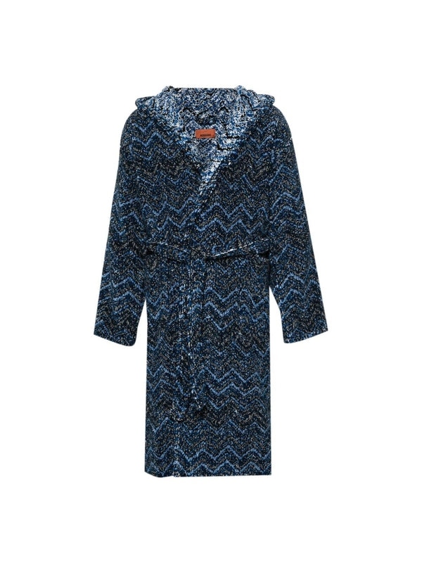 Woven Jacquard Cotton Robe